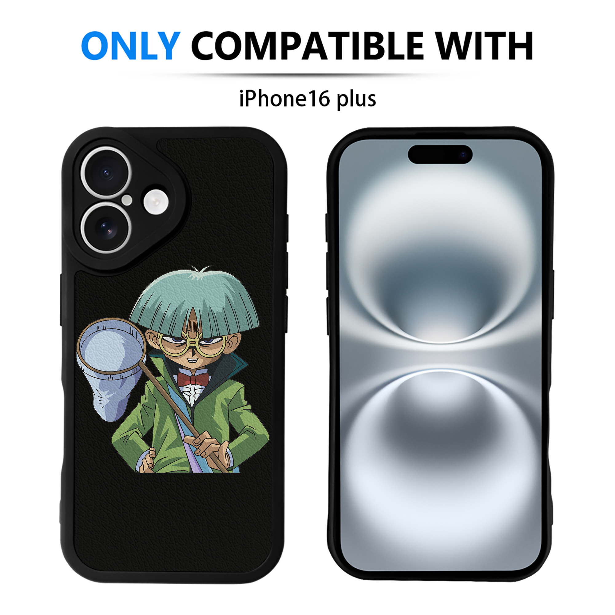 遊☆戯☆王 Yu-Gi-Oh! 【iPhone 16シリーズ対応】シリコンスマホケース（レザー調） 材質：シリコン